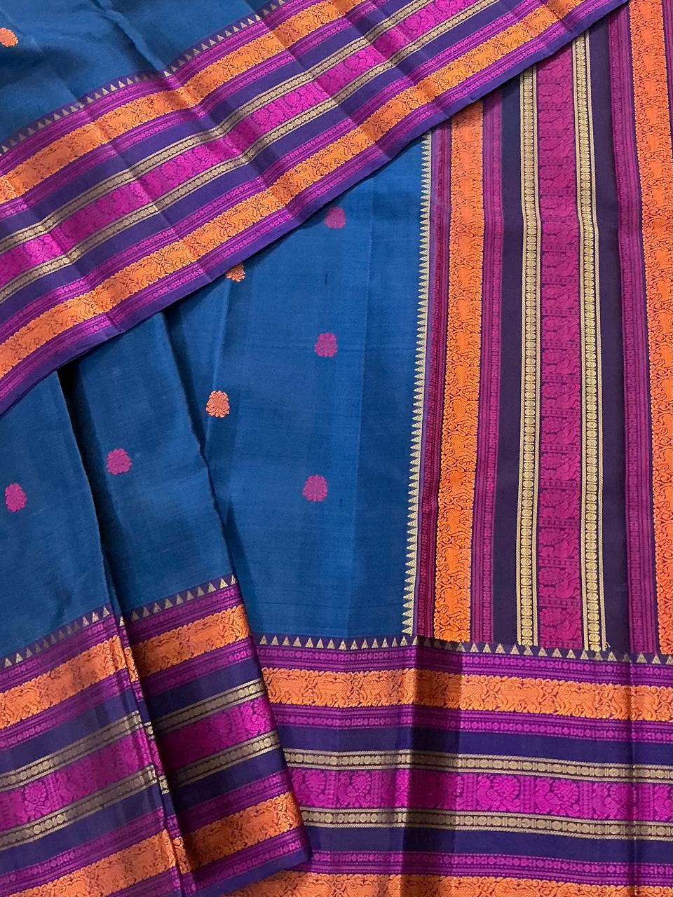 No Kanjivaram Soft Silk : Royal Blue
