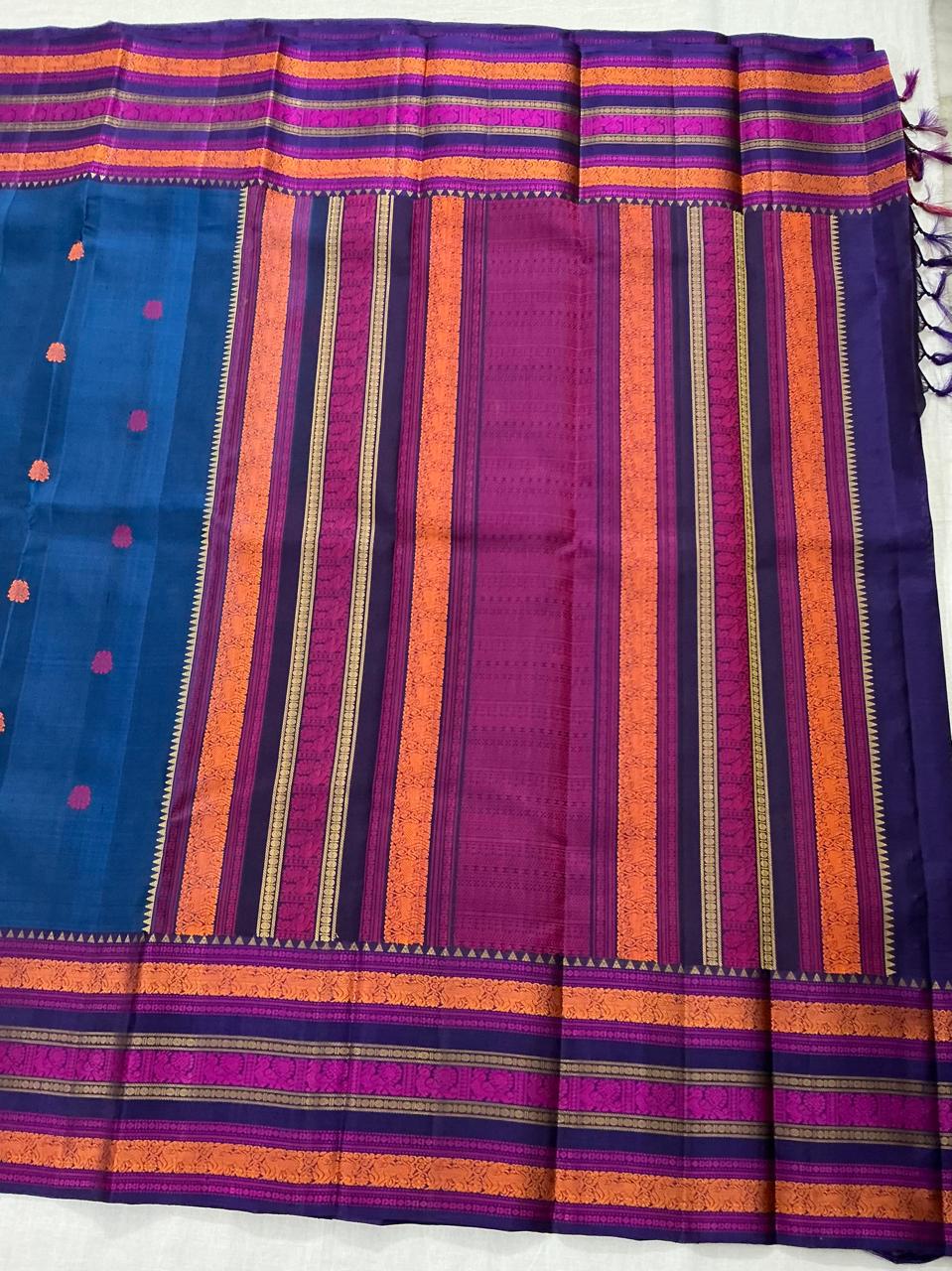 No Kanjivaram Soft Silk : Royal Blue