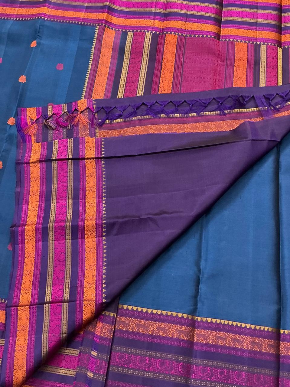 No Kanjivaram Soft Silk : Royal Blue