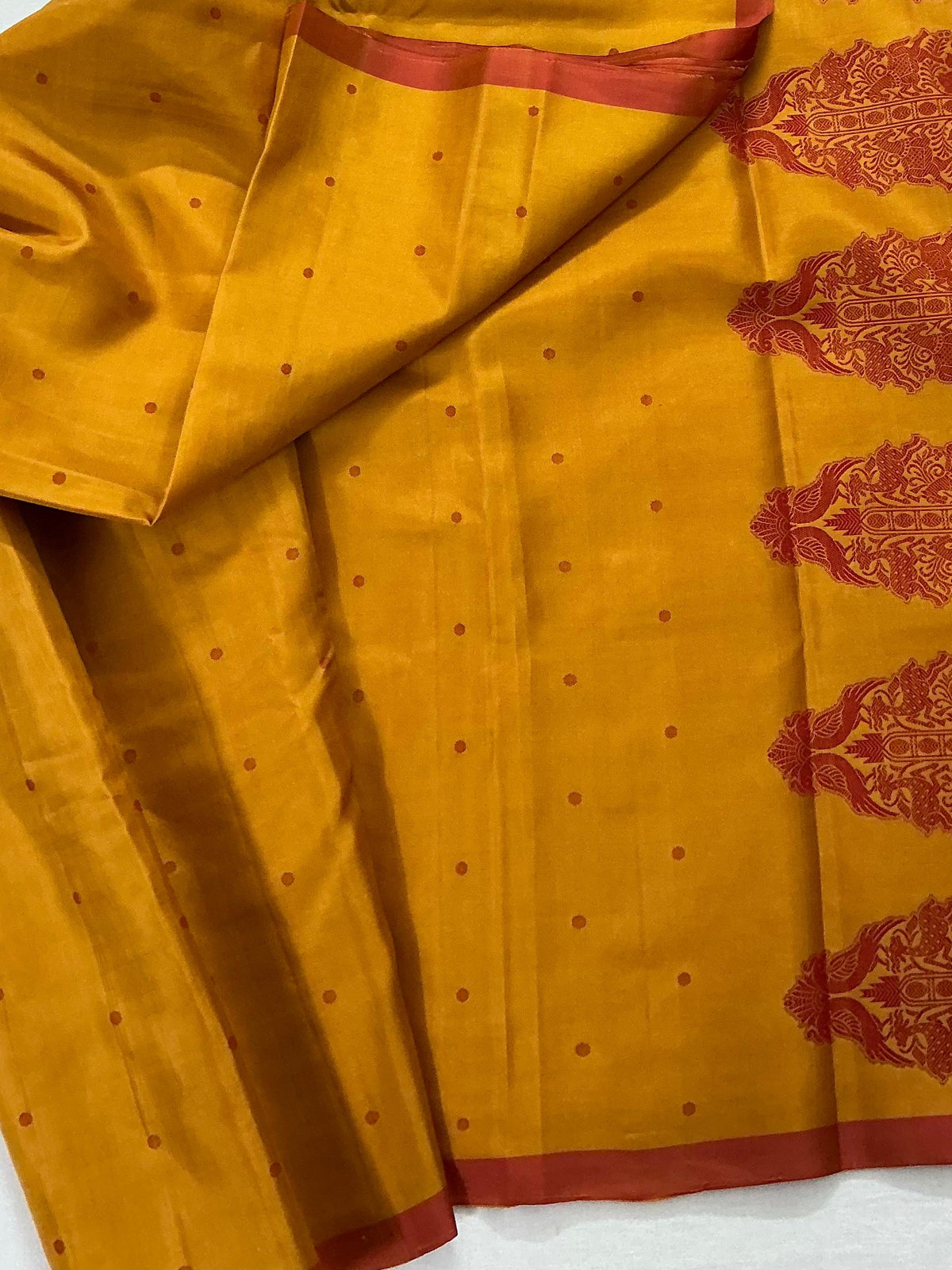 No Kanjivaram Soft Silk : Oil Mustard