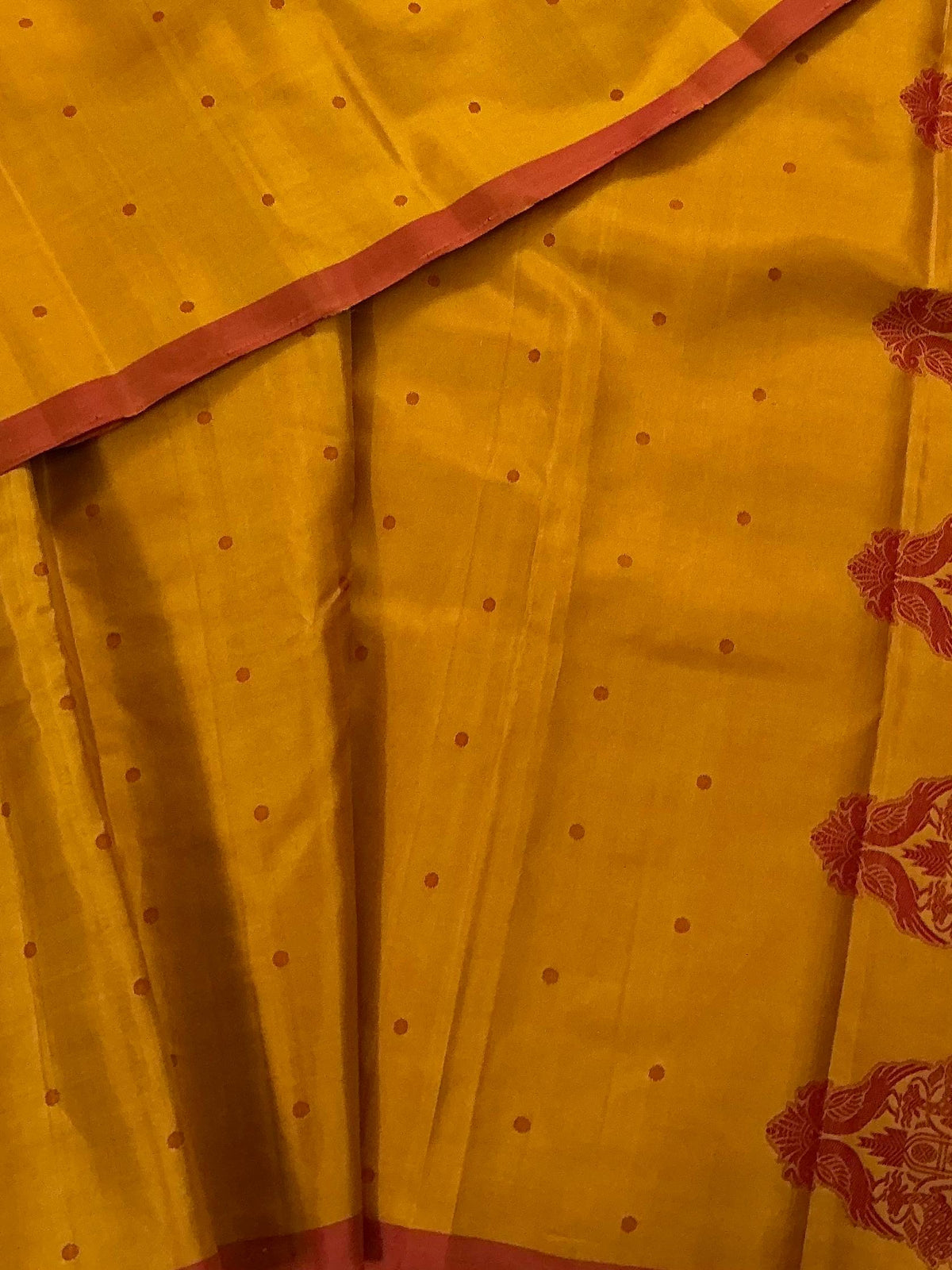 No Kanjivaram Soft Silk : Oil Mustard