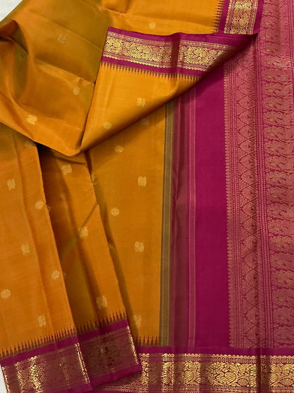 Korvai Kanjivaram  - Vintage Recreation Saree 