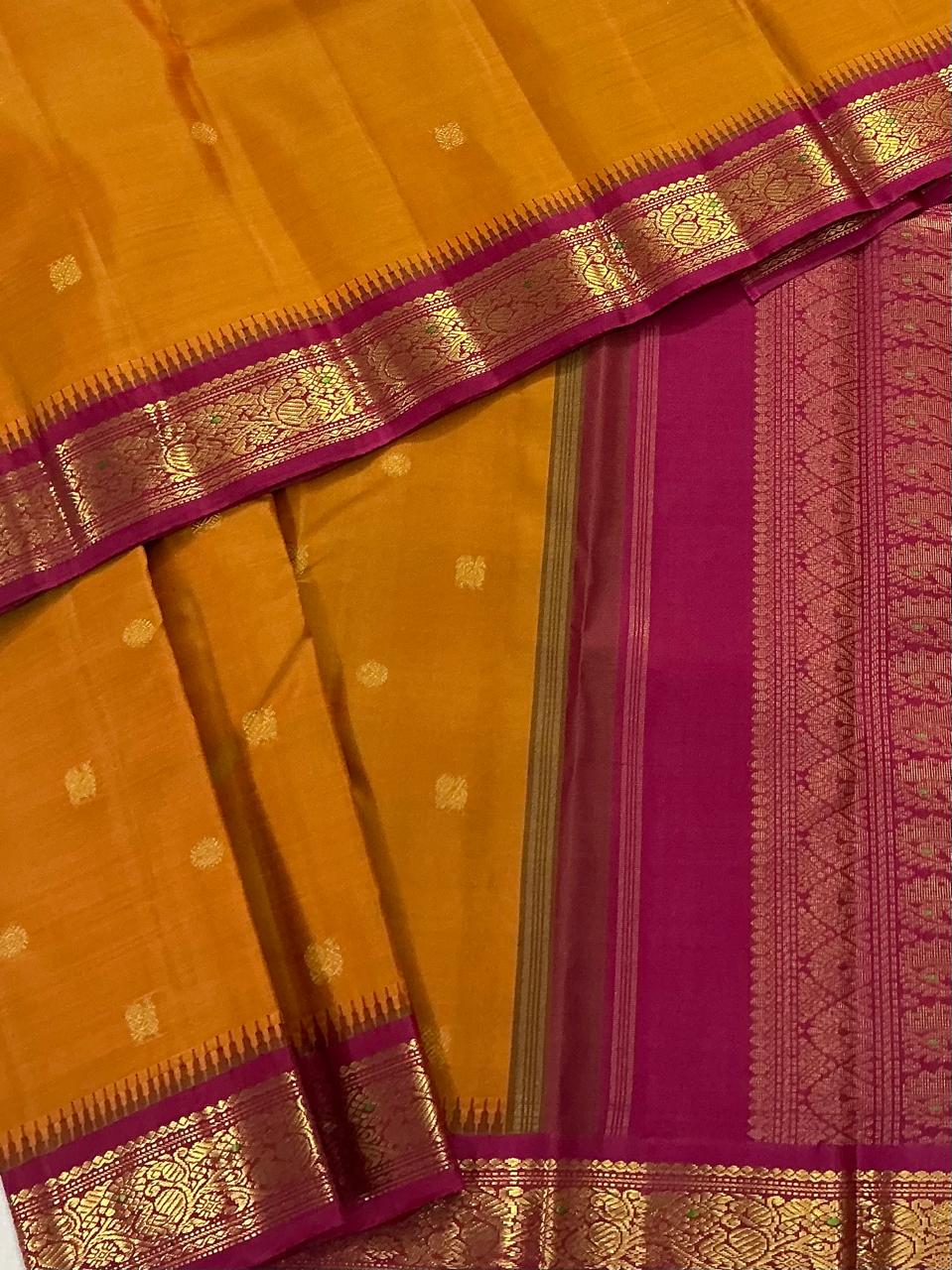 Korvai Kanjivaram  - Vintage Recreation Saree 