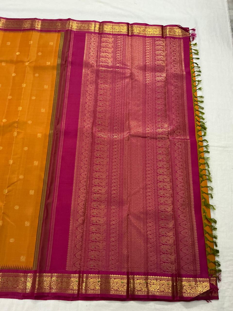 Korvai Kanjivaram  - Vintage Recreation Saree 