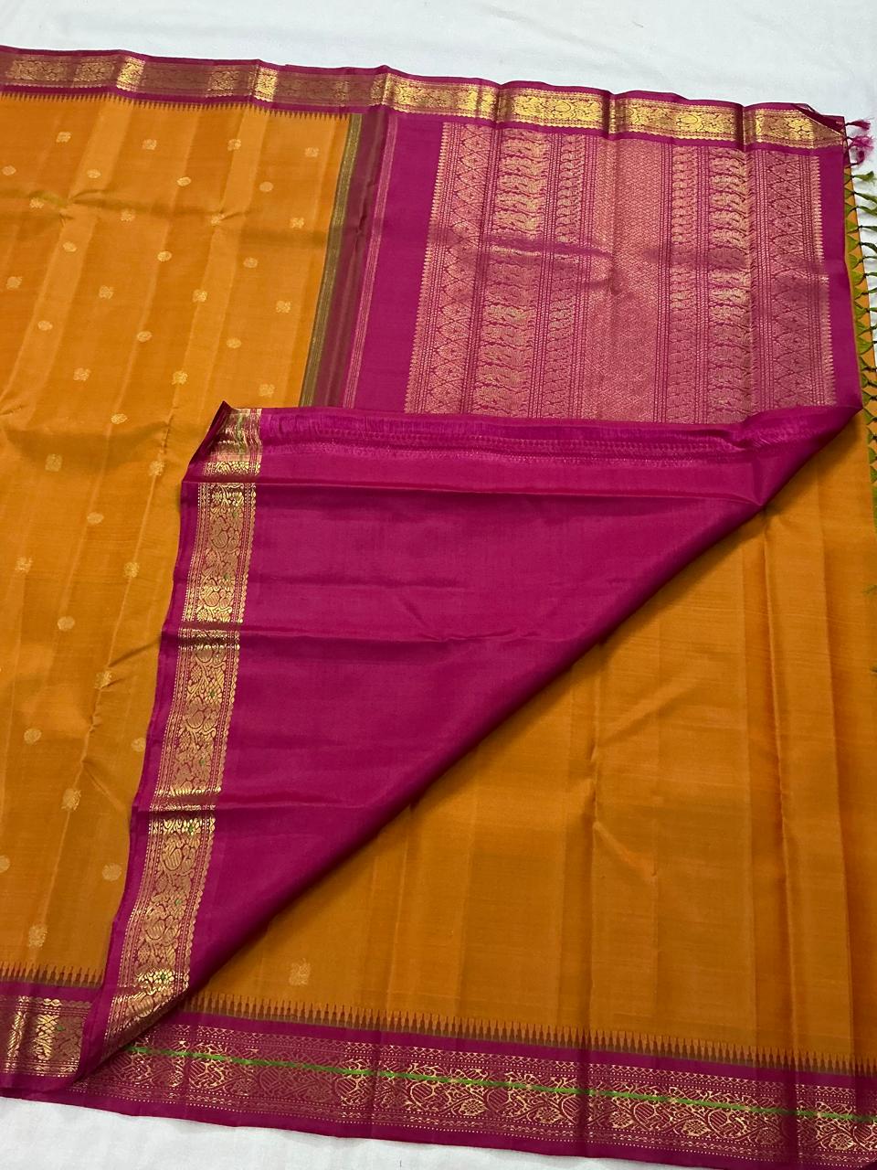 Korvai Kanjivaram  - Vintage Recreation Saree 