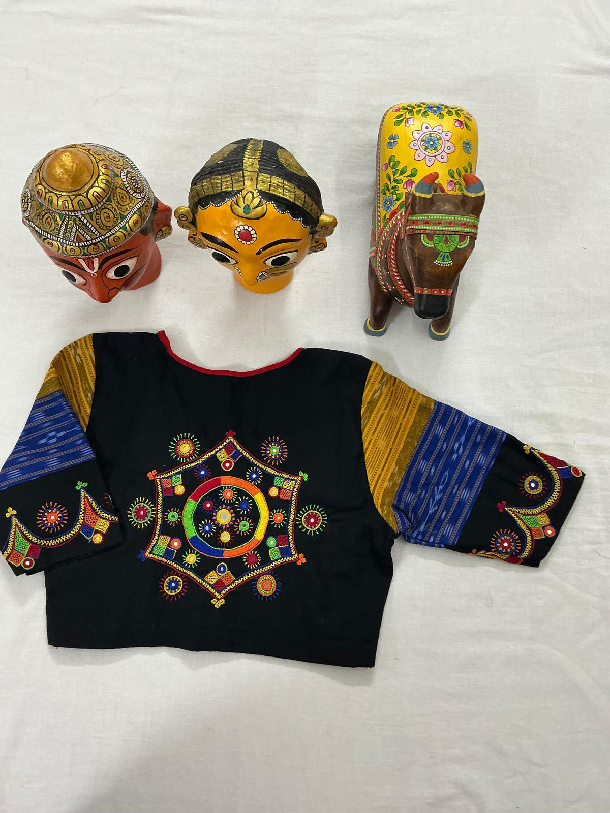 Blouse : Lambani (Black with Ikat)