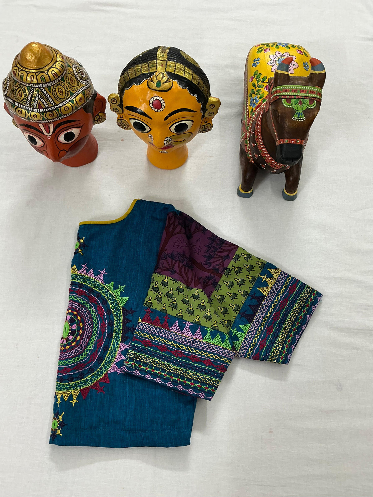 Blouse : Lambani (Peacock Blue)