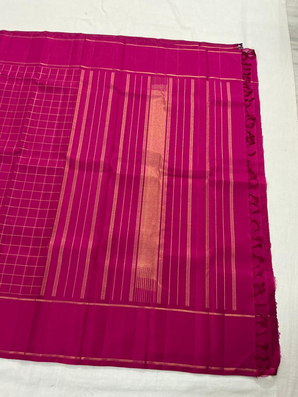 SWARA: Kattam with Self borders (Pink)