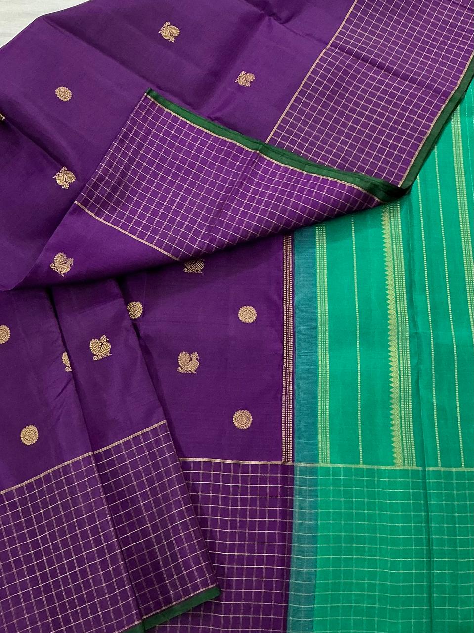 SWARA: Kattam borders (Eggplant)