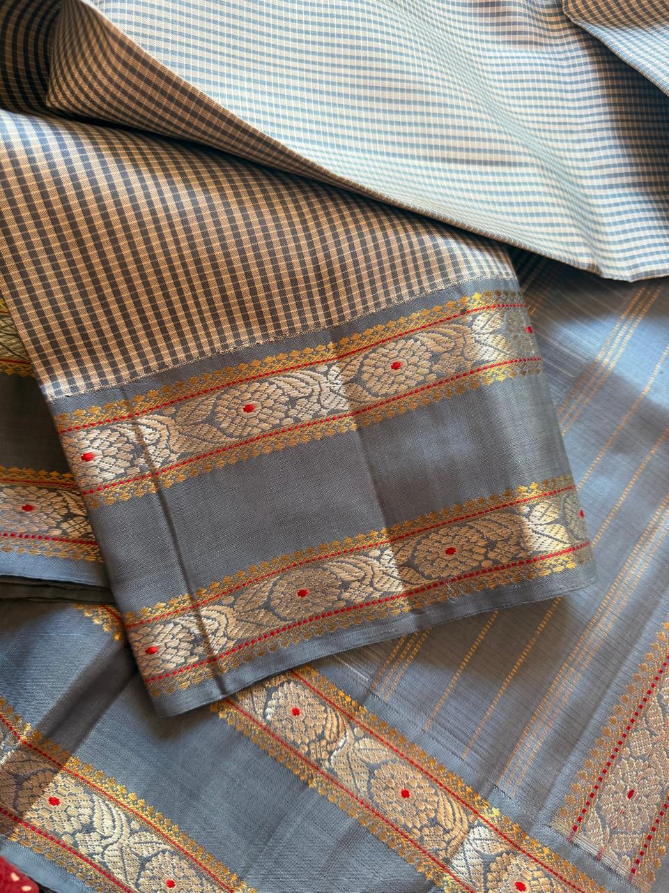 Korvai Kanjivaram : Vintage Recreation Saree 