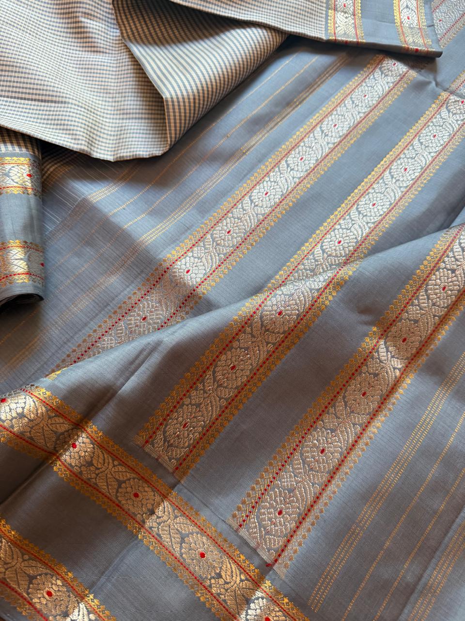Korvai Kanjivaram : Vintage Recreation Saree 