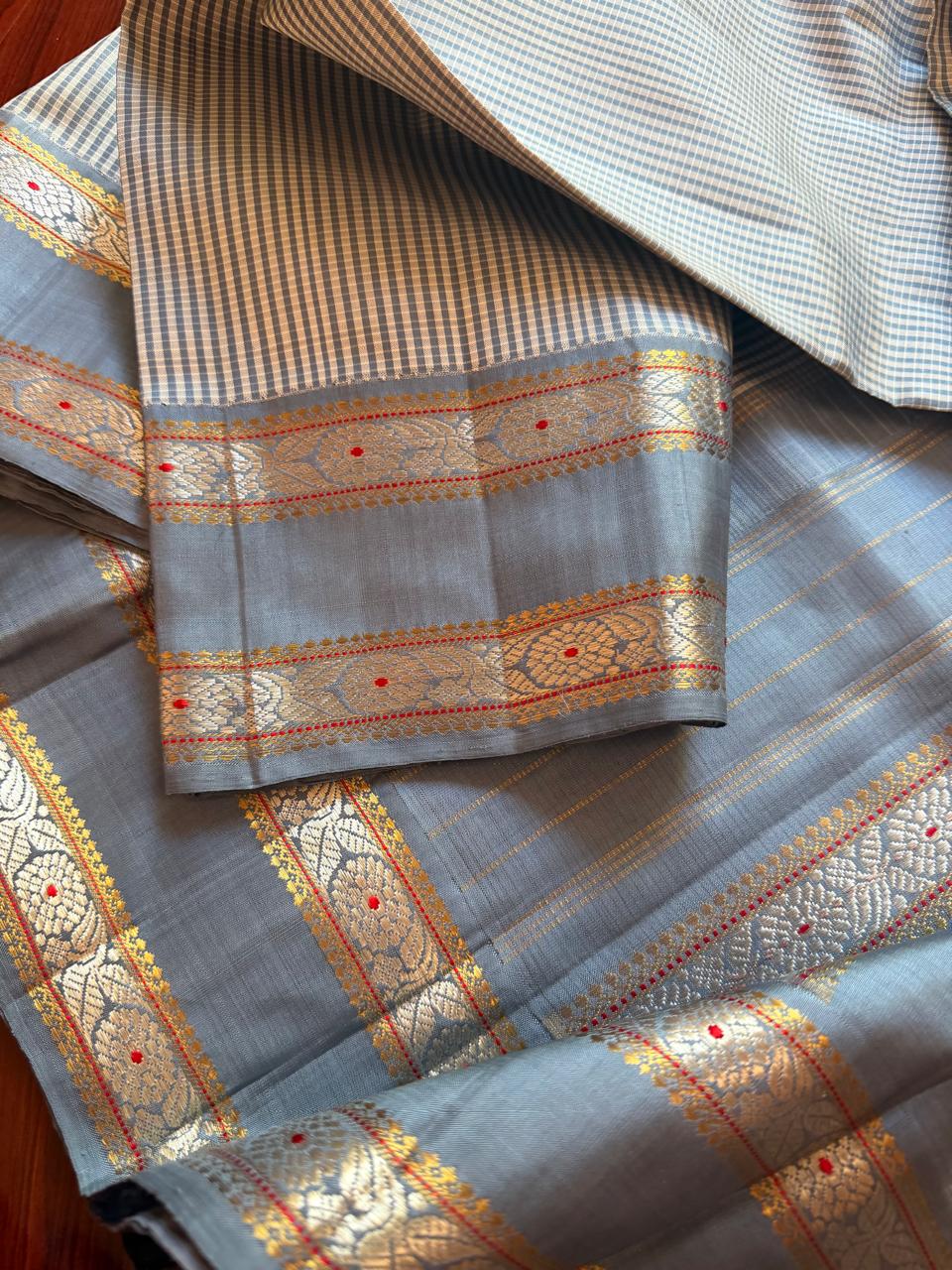 Korvai Kanjivaram : Vintage Recreation Saree 