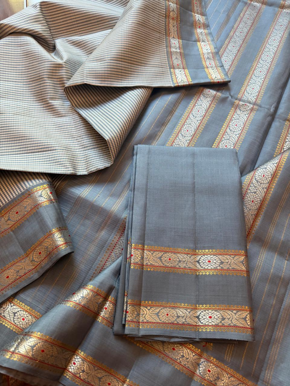 Korvai Kanjivaram : Vintage Recreation Saree 