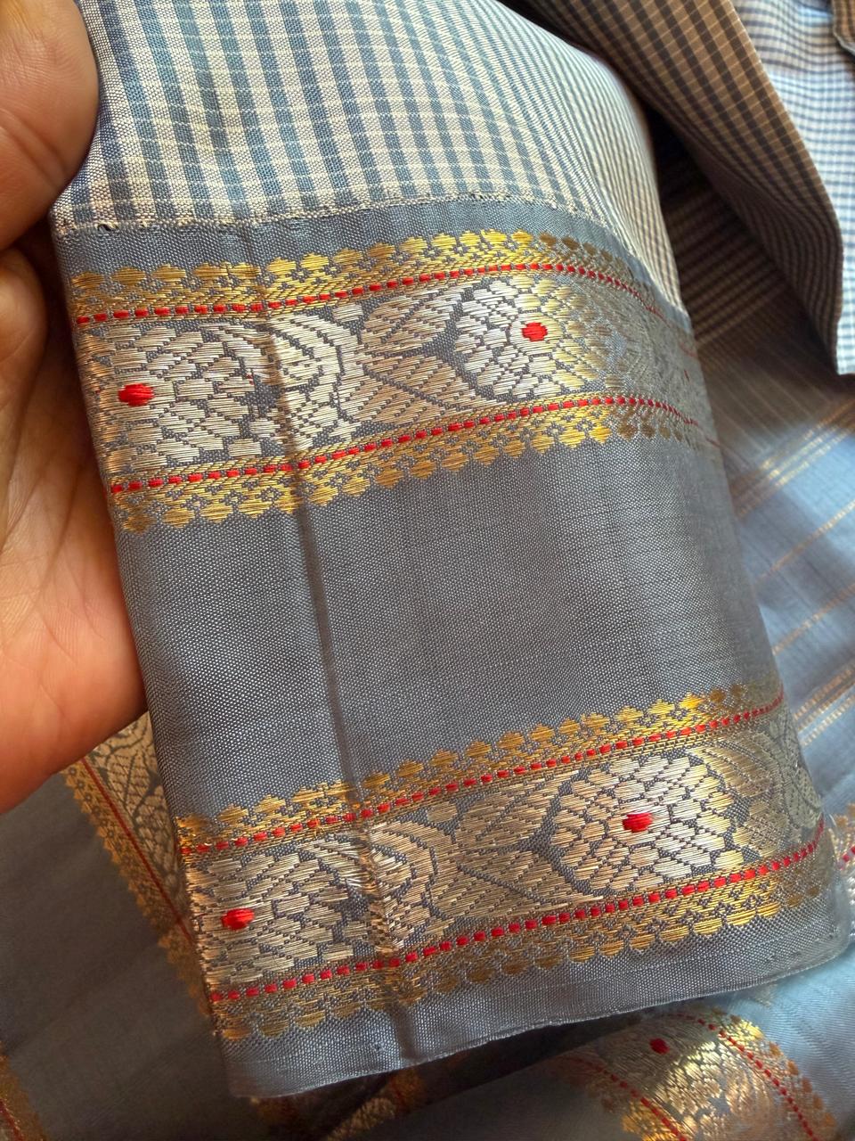 Korvai Kanjivaram : Vintage Recreation Saree 