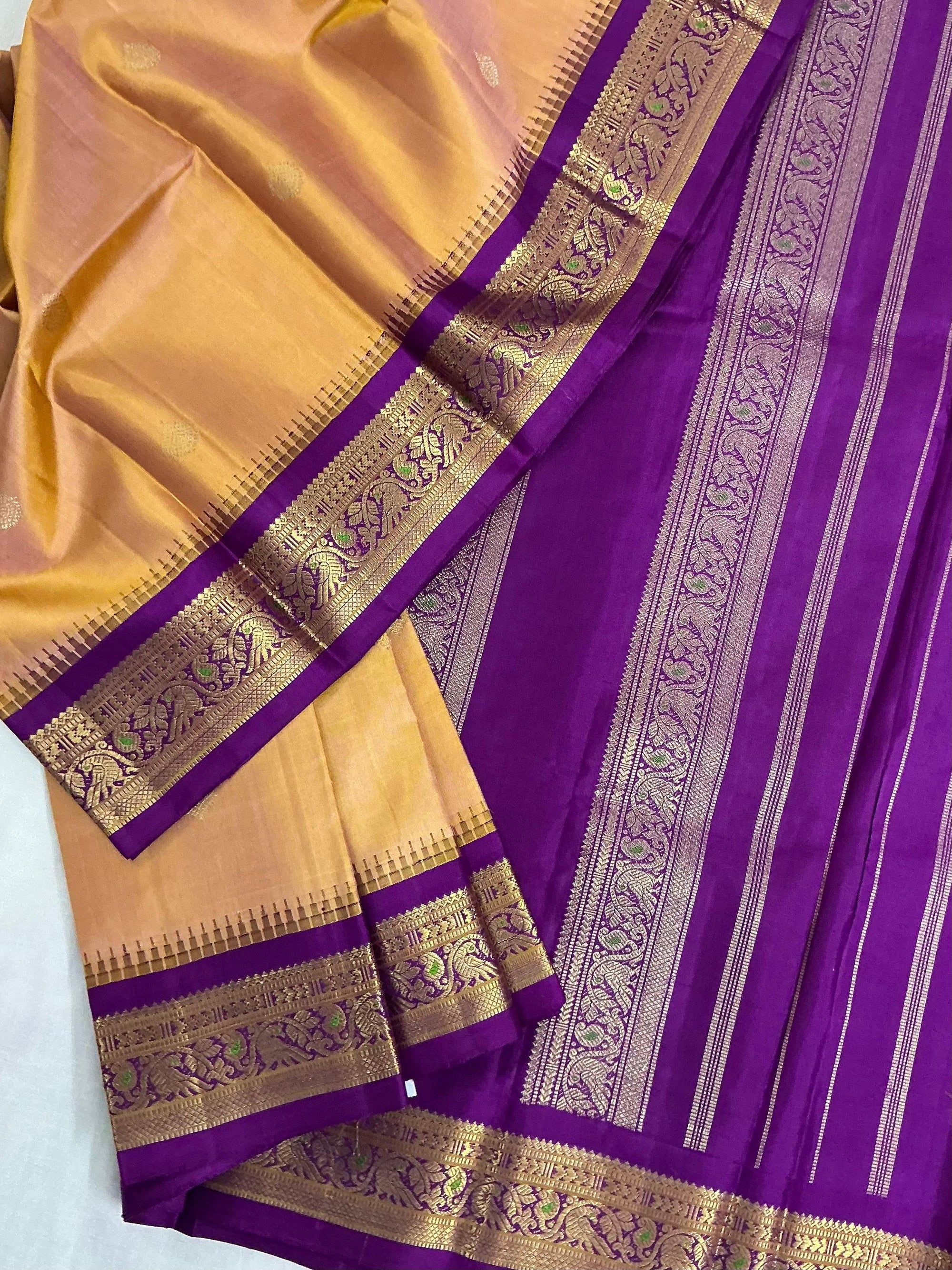 MYTHILI:  SHADES OF YELLOW ( GOLDEN SHOT YELLOW)