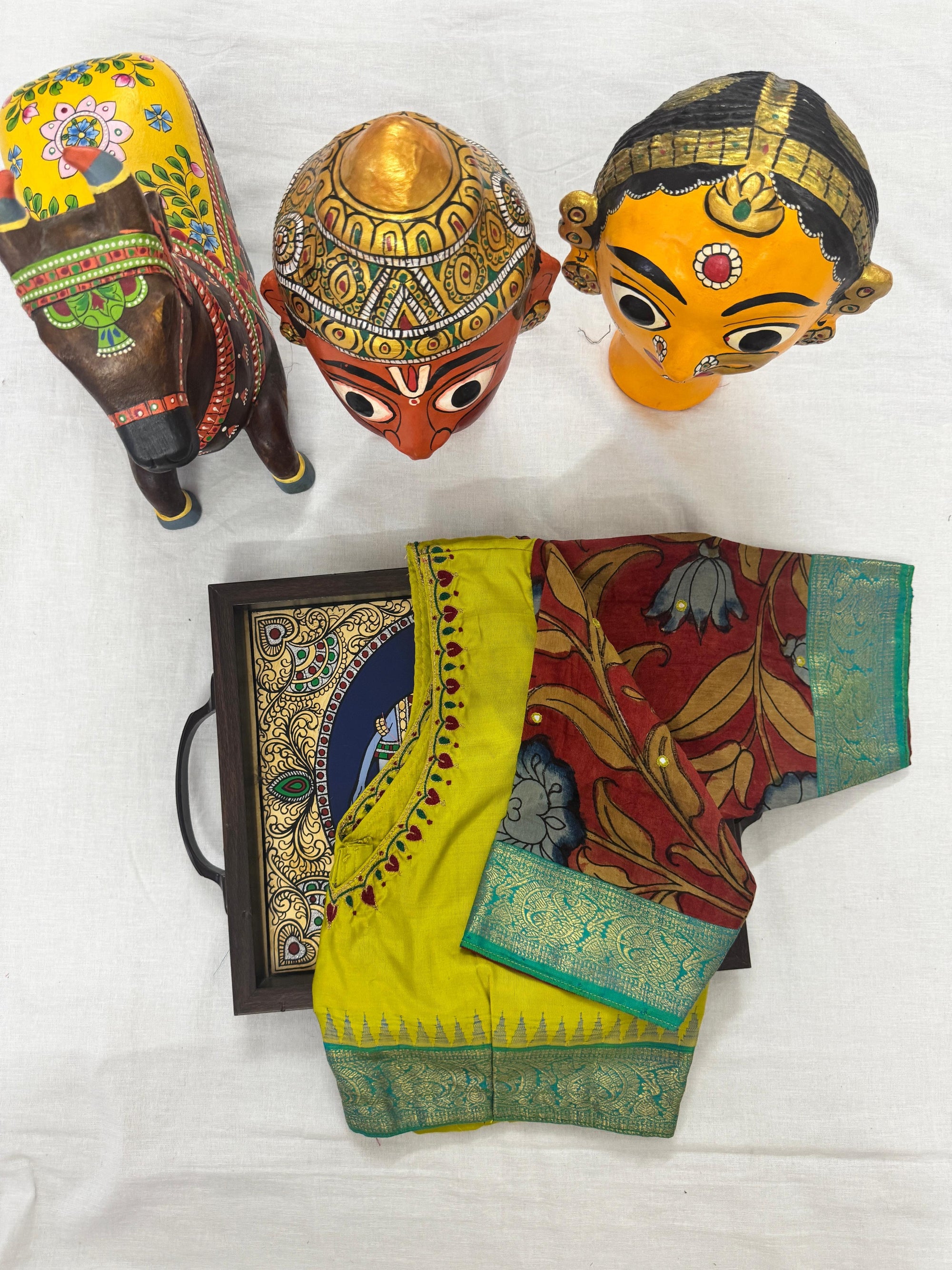 Handcrafted Ready to Wear Blouse : Kanjivaram Silk
